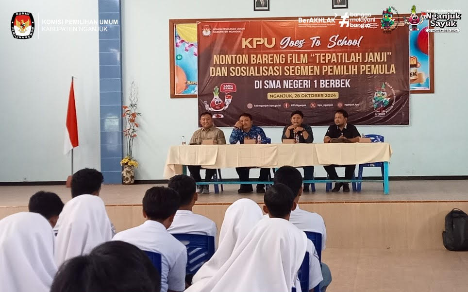 Ini Cara KPU Nganjuk Peringati Hari Sumpah Pemuda di Kampus dan Sekolah