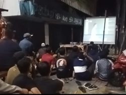 Nobar di Angkringan Bang Gemblek, Seru dan Meriah !