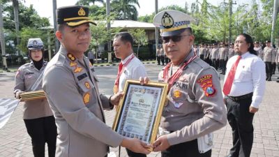 Simak, Ini Nama Anggota Polres Nganjuk yang Naik Pangkat dan Berprestasi