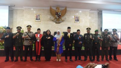 Pj Wali Kota Kediri Hadiri Peresmian Pengangkatan Pimpinan DPRD Kota Kediri Masa Jabatan 2024-2029