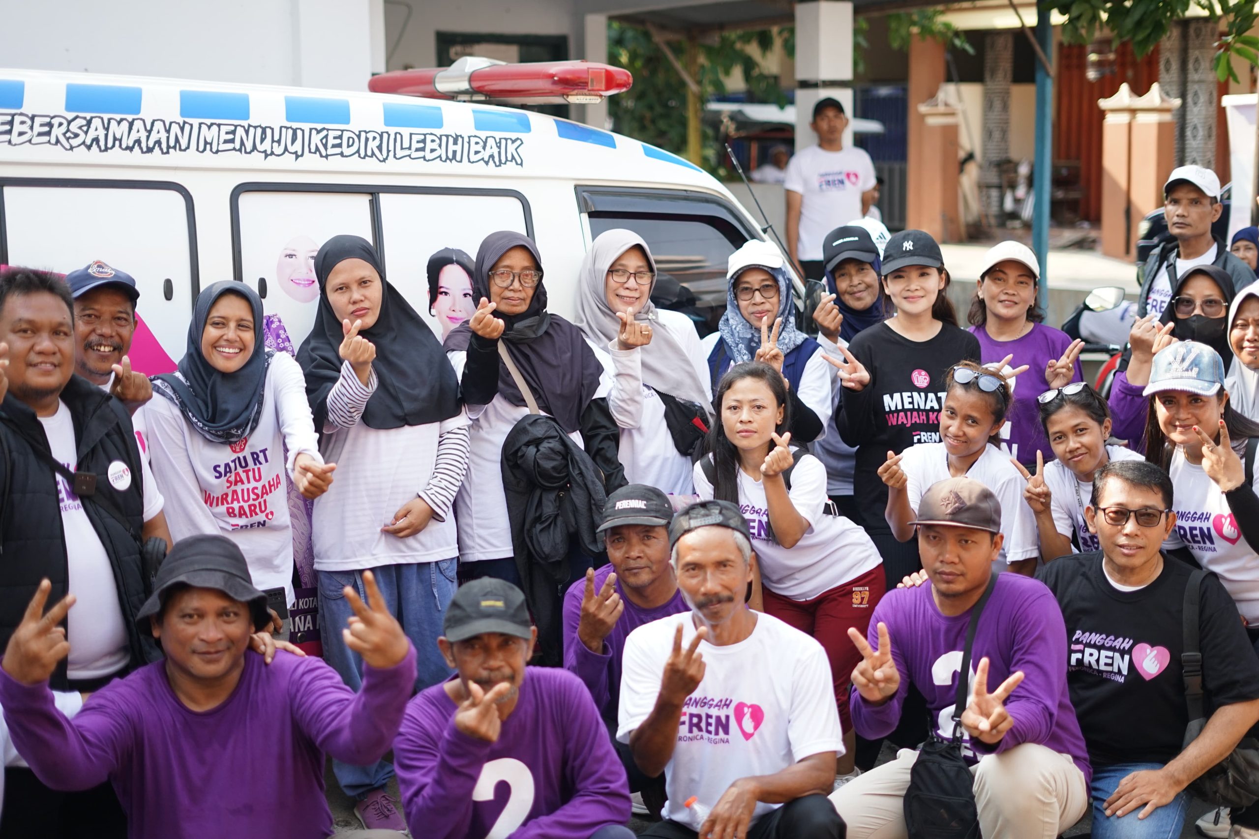 Turba Hari Sumpah Pemuda, Ferry Silviana-Regina Nadya Dorong Program Pelatihan Pemuda Kediri