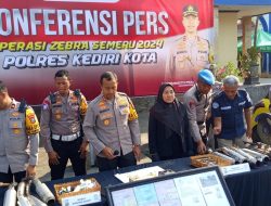 Polres Kediri Kota Umumkan 1.590 Pelanggaran Hasil Operasi Zebra Semeru 2024
