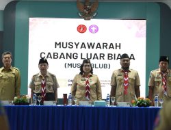 Pj Wali Kota Kediri Zanariah Buka Musyawarah Cabang Luar Biasa Gerakan Pramuka Kota Kediri