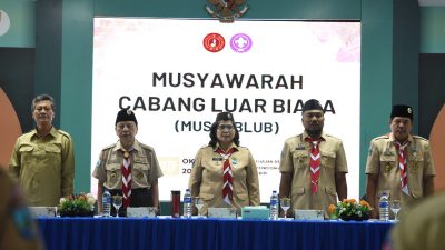 Pj Wali Kota Kediri Zanariah Buka Musyawarah Cabang Luar Biasa Gerakan Pramuka Kota Kediri