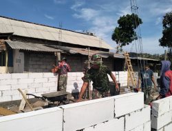 Satgas TMMD 122 Percepat Rehab RTLH di Desa Pagung