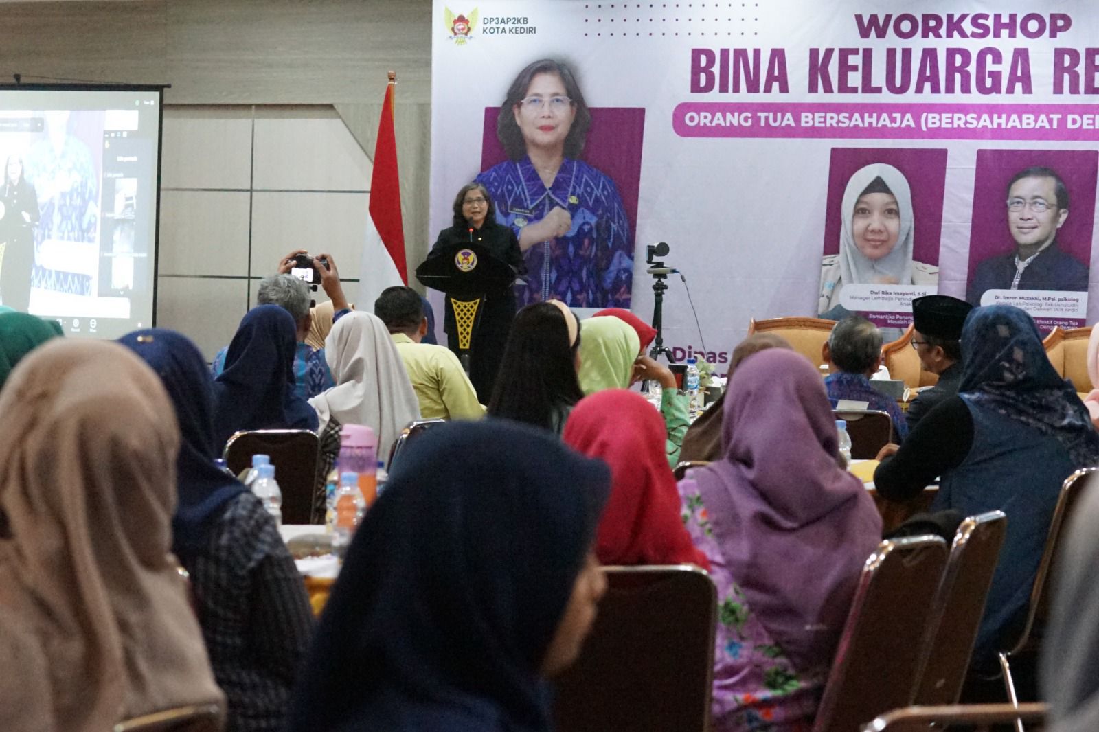 Pj Wali Kota Kediri Buka Workshop Bina Keluarga Remaja