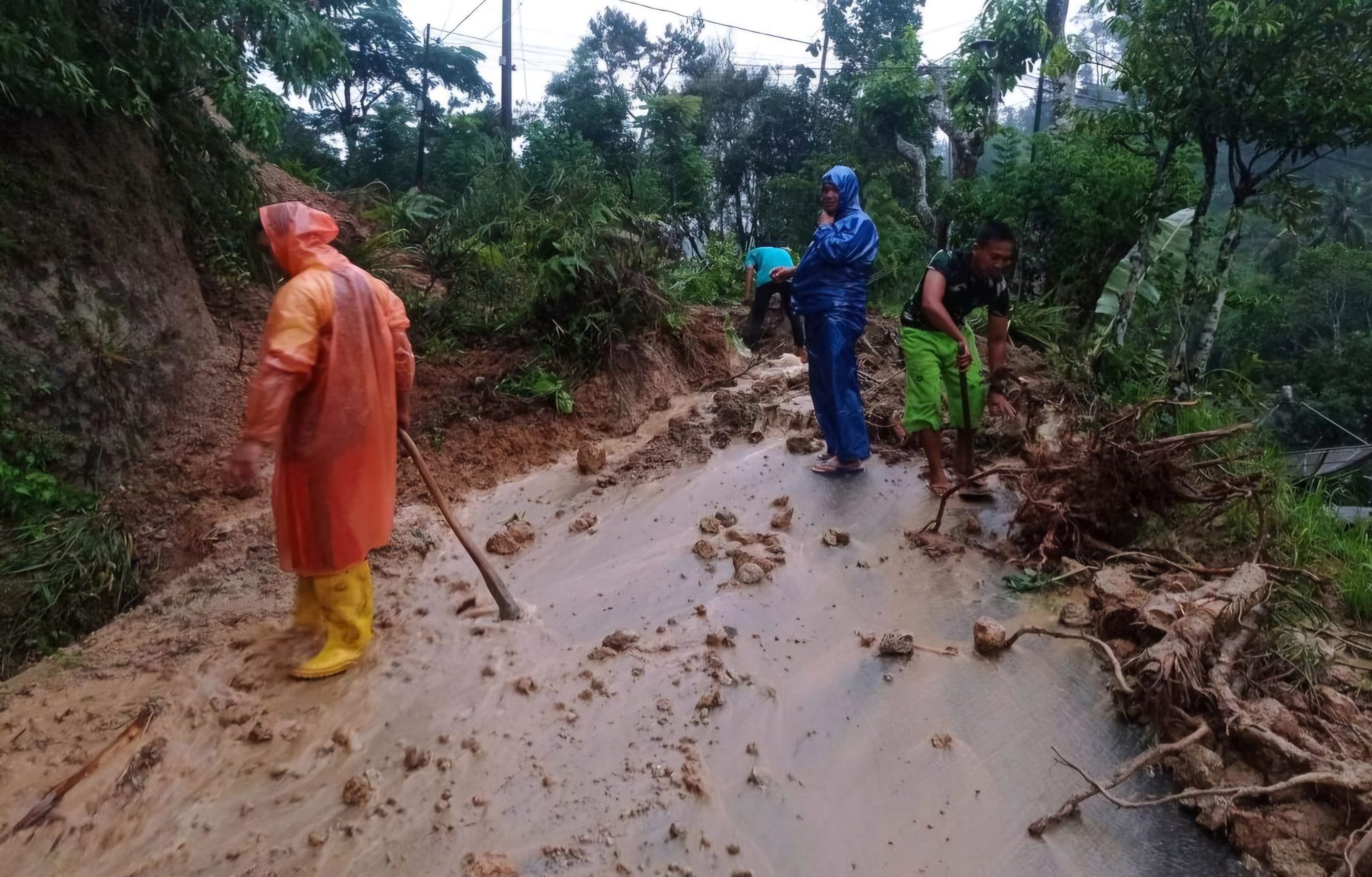 Longsor di Trenggalek, Dua Rumah Rusak dan Akses Antar Desa Terputus