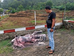 Panik! Motor Terbakar di SPBU Trenggalek, Begini Kronologinya