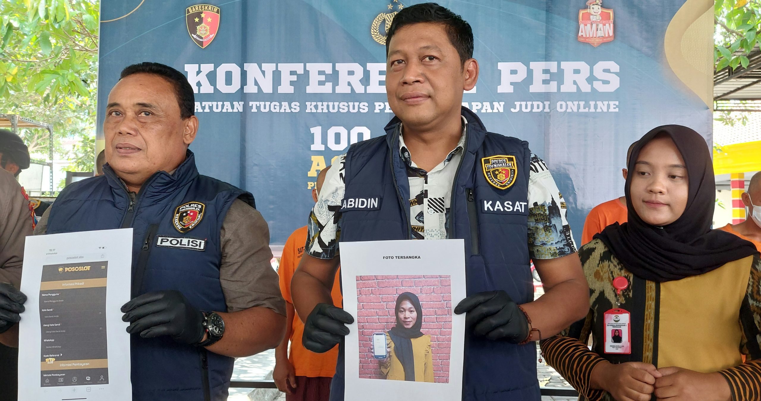 Polres Trenggalek Tangkap Selebgram Karena Endorse Judi Online