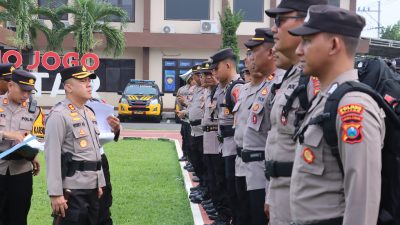 Amankan Coblosan TPS, Polres Blitar Kerahkan 520 Personel