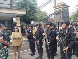 Apel Pergeseran Pasukan Pengamanan TPS Polres Kediri Kota, Ratusan Personel Gabungan Siap Amankan Pilkada