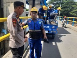 Debit Air Sungai Brantas Meningkat, Polisi Intensif Pantau Bendung Gerak Waruturi