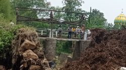 Dam di Sungai Bendomongal Desa Bakalan Grogol yang akan direkuntruksi tahun depan. (bakti