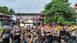 Ratusan Personel Polres Ponorogo Siap Amankan Pilkada 27 November