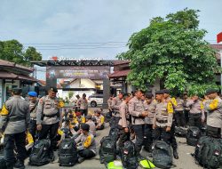 Ratusan Personel Polres Ponorogo Siap Amankan Pilkada 27 November