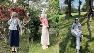 10 Rekomendasi OOTD Hijab untuk ke Puncak Bogor, Cocok untuk Liburan Akhir Tahun!