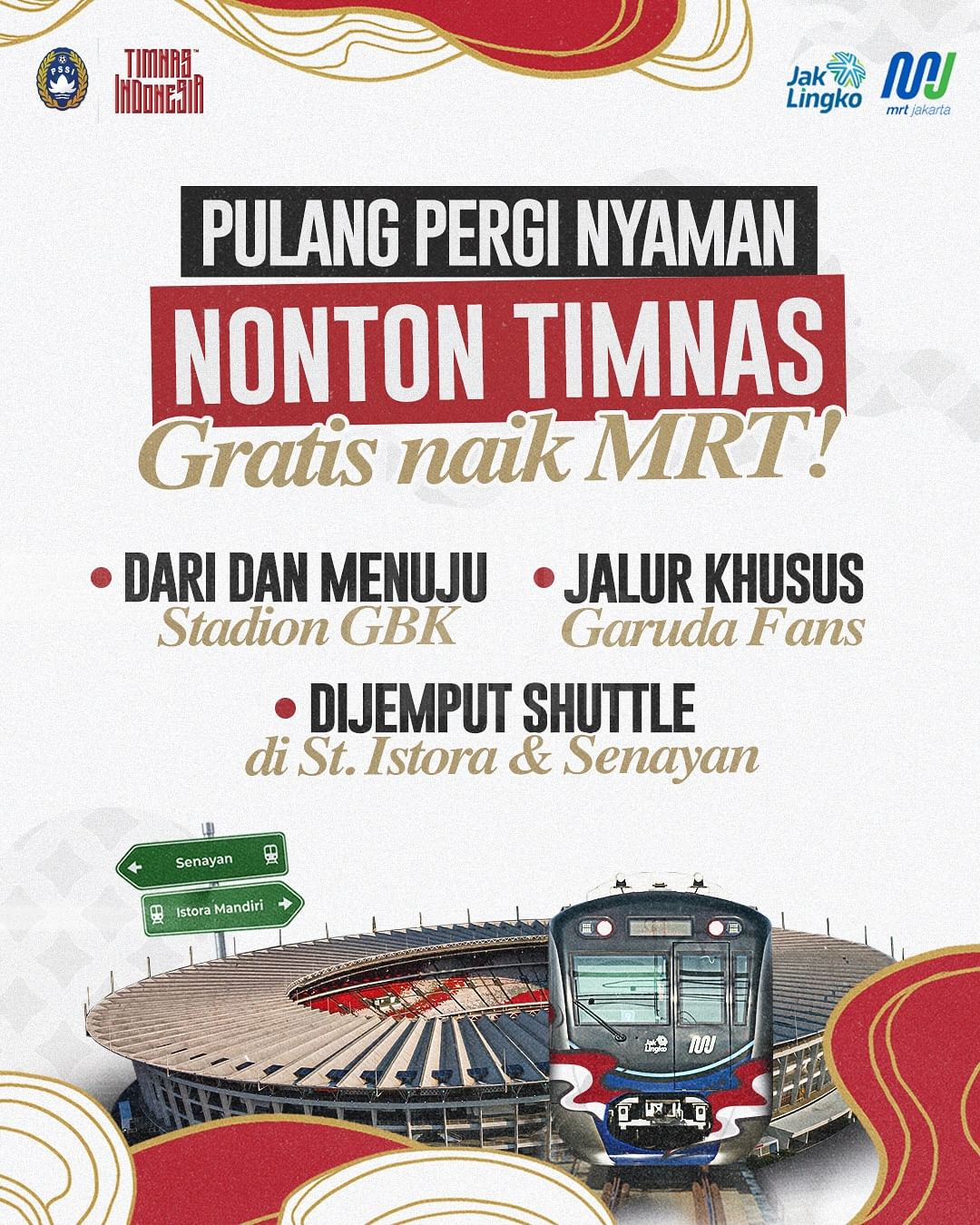 Naik MRT Gratis
