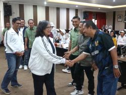 Lepas Atlet Kota Kediri Ikuti POPDA XIV dan PEPAPERDA II, Pj Wali Kota Kediri,  Jaga Sportivitas, Semoga Bisa Jadi Juara