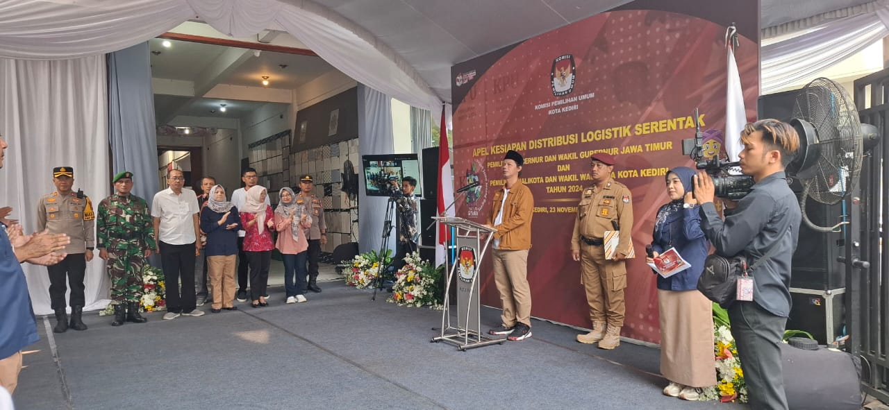 KPU Kota Kediri Siap Distribusikan Logistik Pemilu 2024