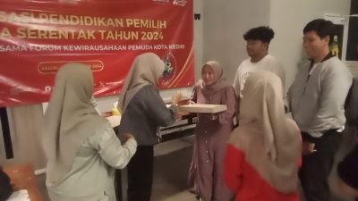 Pemuda Kediri Dibekali Kewirausahaan dan Pendidikan Pemilih untuk Pilkada 2024