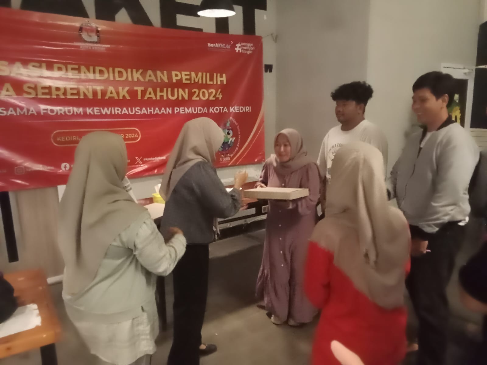 Pemuda Kediri Dibekali Kewirausahaan dan Pendidikan Pemilih untuk Pilkada 2024