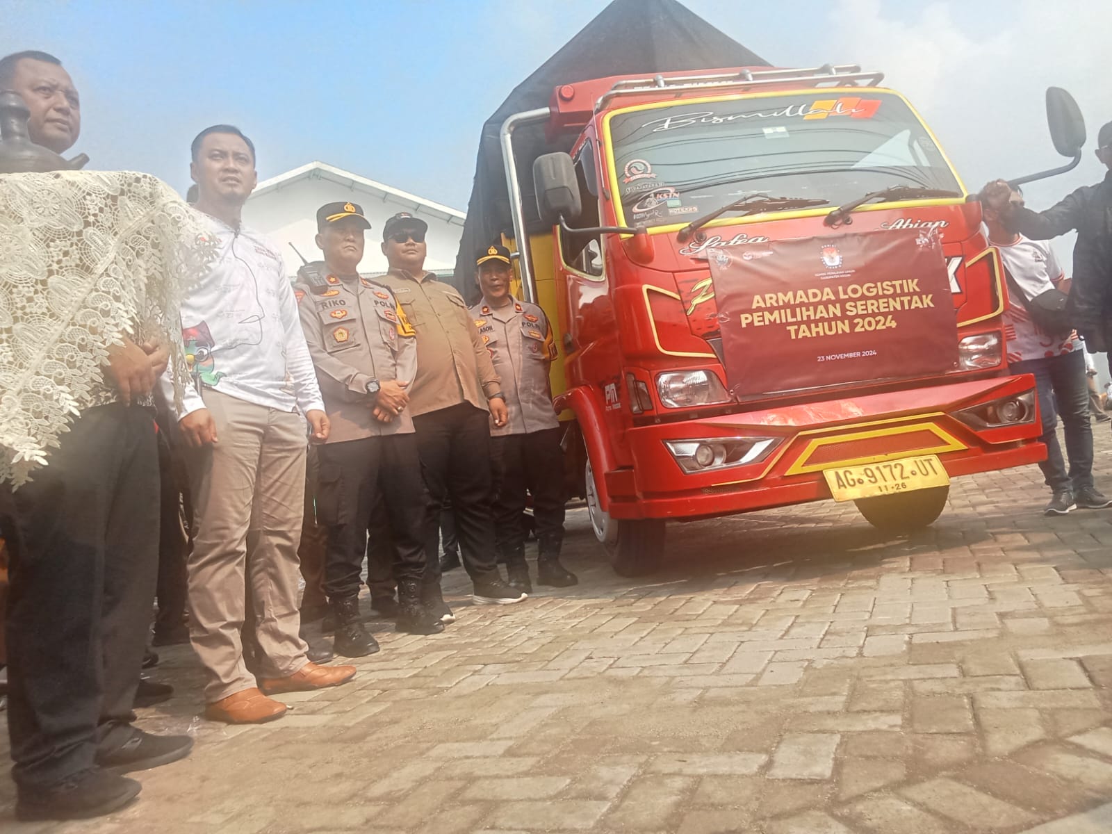 Apel Kesiapan Distribusi Logistik Pemilukada Kabupaten Kediri Berlangsung Lancar