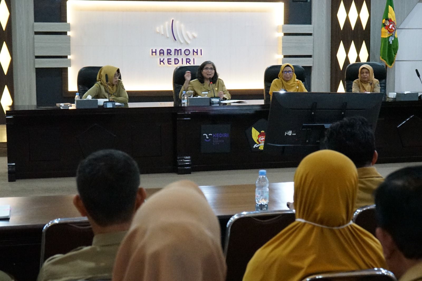 Pj Wali Kota Kediri Beri Motivasi Pejabat Fungsional Pada Penghitungan Kebutuhan Jabatan Fungsional Analis Kebijakan dan Informasi IKK