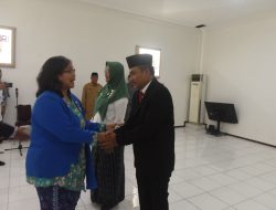 Pj Wali Kota Kediri Ambil Sumpah dan Lantik Dua Pejabat, Duduki Posisi Staf Ahli