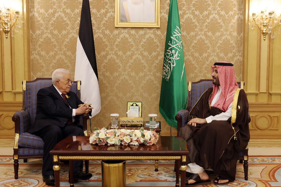 Presiden Mahmoud Abbas Temui Pangeran Mohammed bin Salman, Bahas Dukungan Palestina di KTT Gabungan Arab-Islam