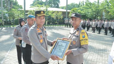 Kapolsek Prambon Naik Pangkat, Tiga Pilar Desa Duren Terima Penghargaan dari Polres Nganjuk