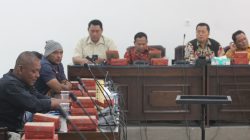 Rapat Dengar Pendapat (RDP) Komisi III DPRD Kabupaten Kediri dengan Aliansi Penambang Tradisional Kediri Raya di DPRD Kabupaten Kediri Rabu siang (bakti)