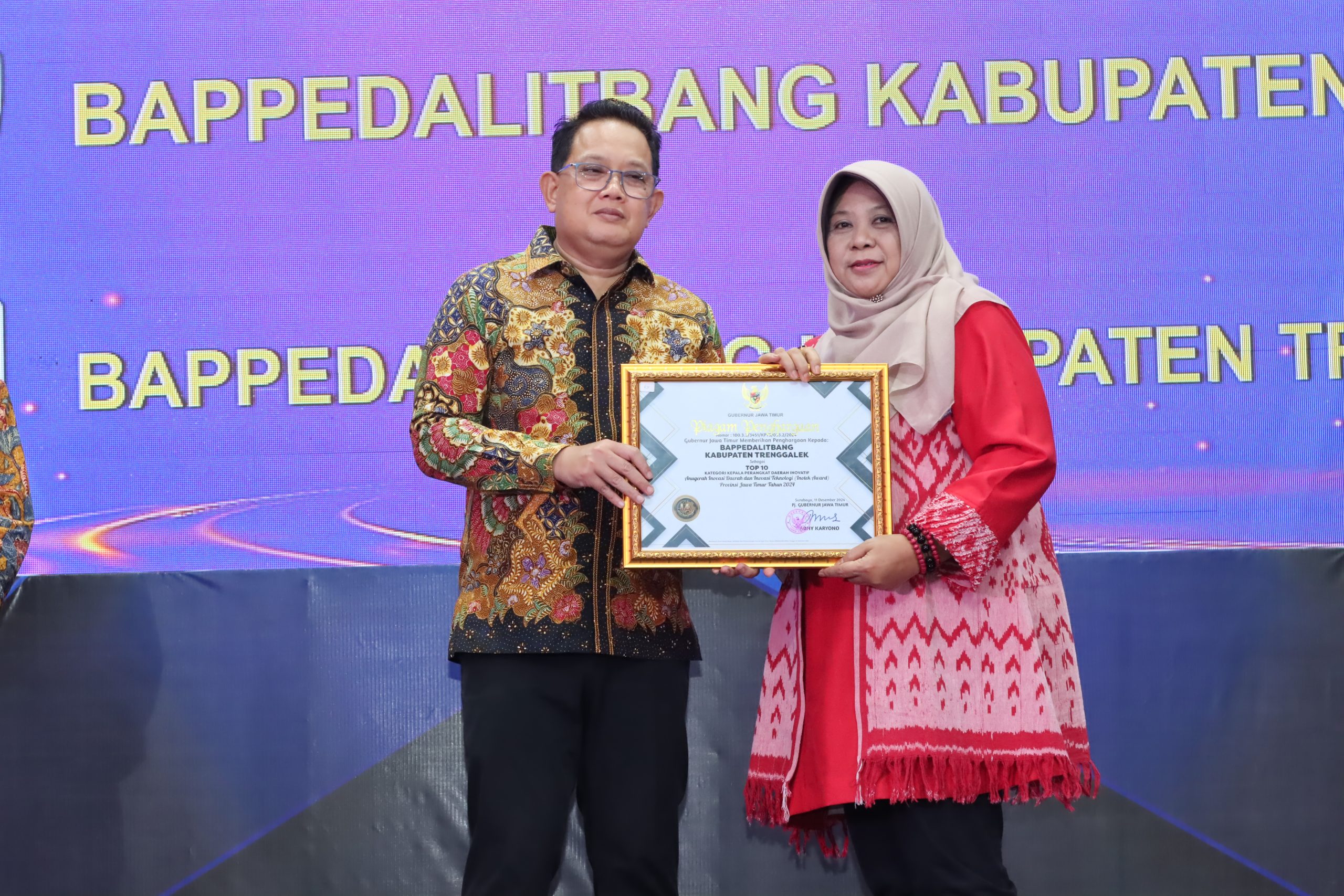 Wow! Trenggalek Raih 4 Penghargaan di INOTEK Award 2024