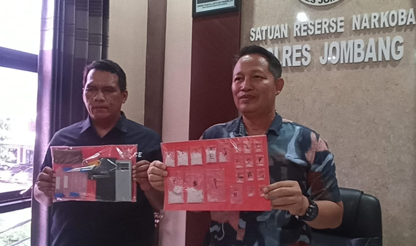 Tangkap Dua Residivis Narkoba, Polisi Temukan 56,80 Gram Sabu