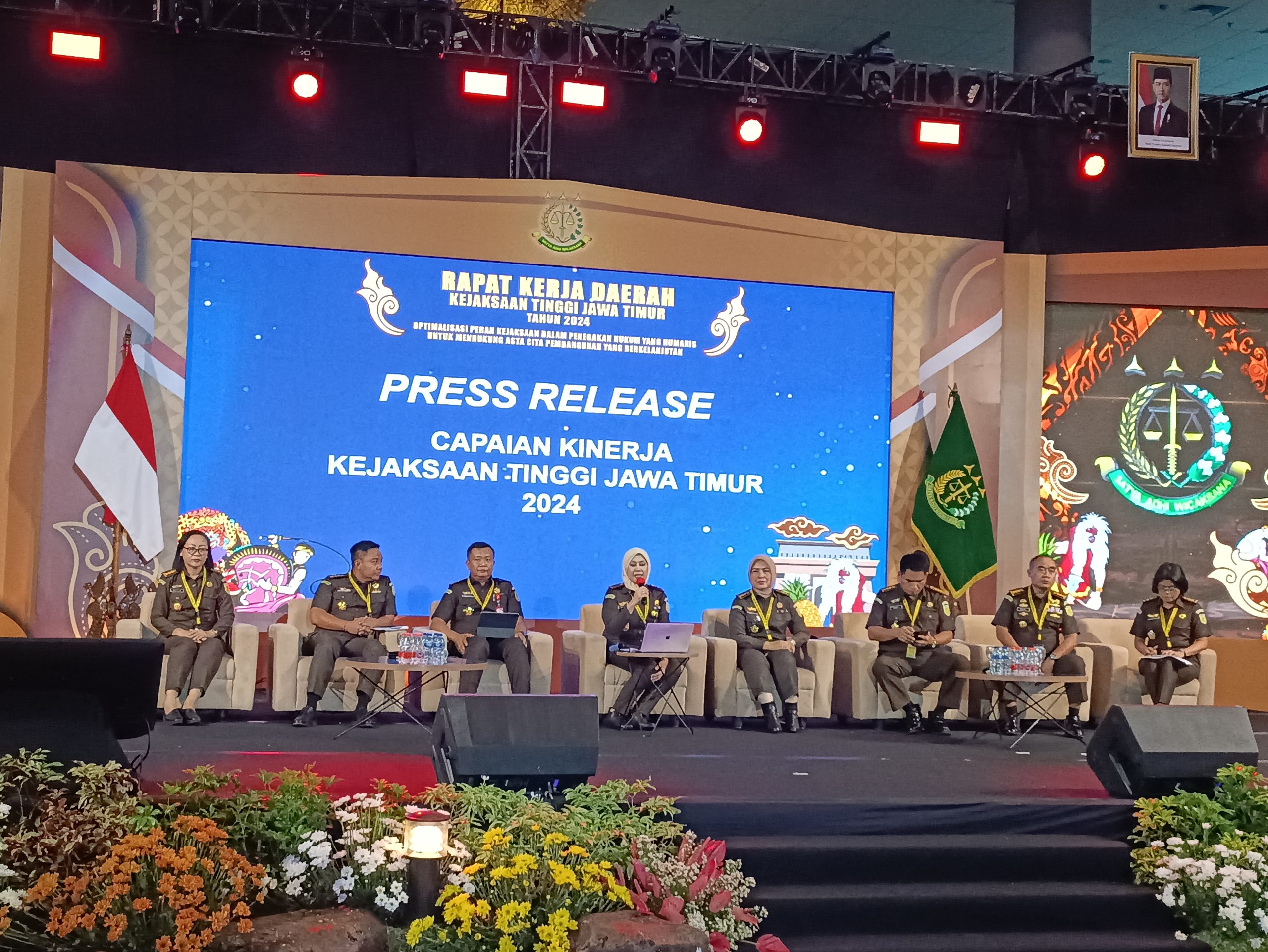 Rakerda Kejati Jatim 2024 Digelar di Kediri, Fokus pada Penegakan Hukum Humanis