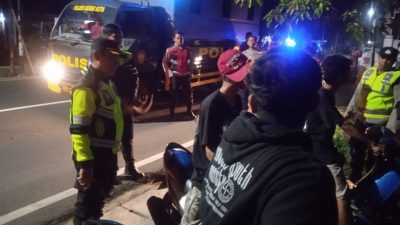 Patroli Skala Besar, Polisi Temukan Puluhan Pesilat di Kediri