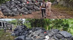 Kesal! Bau Menyengat dari Tumpukan Sampah di Desa Giripurno, Warga Terusik