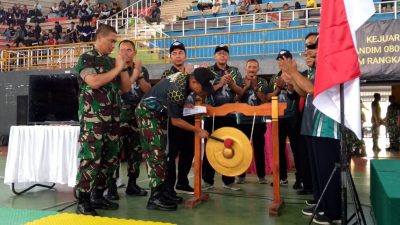 Peringati Hari Juang TNI AD, Kodim 0809/Kediri Gelar Kejuaraan Pencak Silat Dandim Cup II