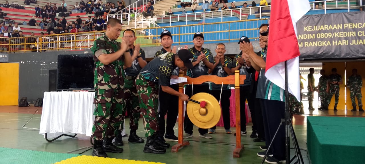 Peringati Hari Juang TNI AD, Kodim 0809/Kediri Gelar Kejuaraan Pencak Silat Dandim Cup II