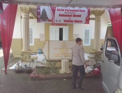 Polsek Kras Perketat Pengamanan Gereja Jelang Ibadah Natal