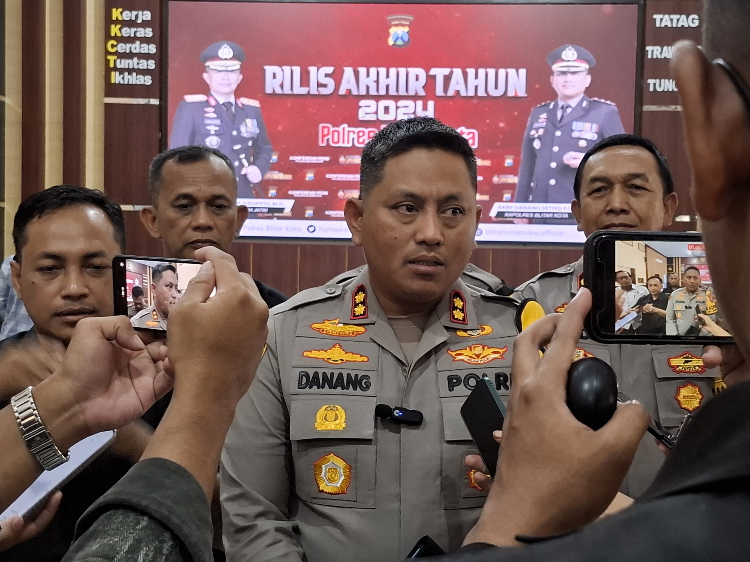 Amankan Malam Tahun Baru, Polresta Blitar Kerahkan 372 Personel