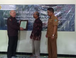 Kelompok Petani Kopi Jugo Mojo Terima Sertifikat Organik