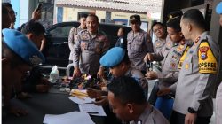 Polres Tulungagung Gelar Pemeriksaan Senjata Api Dinas untuk Antisipasi Penyalahgunaan