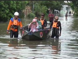 Banjir Luapan Afvoer Watudakon, Ratusan Rumah di Dusun Beluk Tergenang