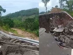 Tanah Longsor Tutup Total Jalur Lintas Selatan Malang – Blitar
