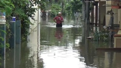 Dampak Curah Hujan Tinggi, Banjir di Jombang Semakin Parah