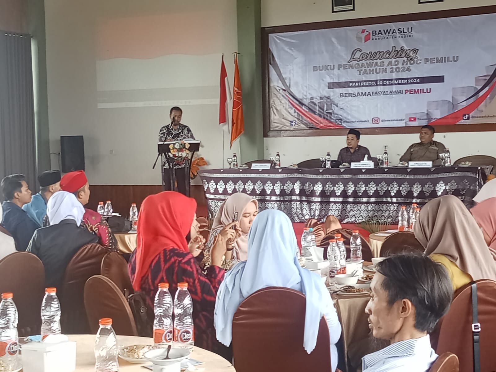 Bawaslu Kabupaten Kediri Luncurkan Buku Panduan Pengawas Ad Hoc Pemilu 2024, Ini Infonya