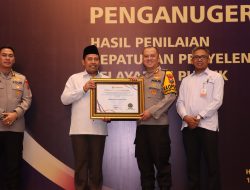Inovasi Jumat Berkah dan SKCK Keliling, Polres Blitar Raih Penghargaan Ombudsman RI