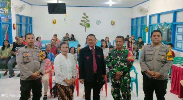 Perayaan Natal 2024 di Gereja GGP Jemaat ELUZAI dengan Pengamanan Ketat Berlangsung Khidmat dan Aman