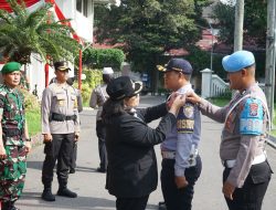 Pj Wali Kota Kediri Bersama Kapolres Kediri Kota dan Komandan Brigif 16 Wira/Yudha Pimpin Apel Gelar Pasukan Operasi Kepolisian Terpusat Lilin Semeru 2024