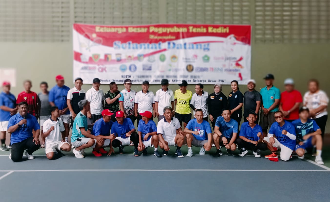 Kegiatan Rutin Paguyuban Tenis Kediri, Wujud Silaturahmi dan Kebersamaan